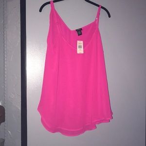 Torrid hot pink tank top!